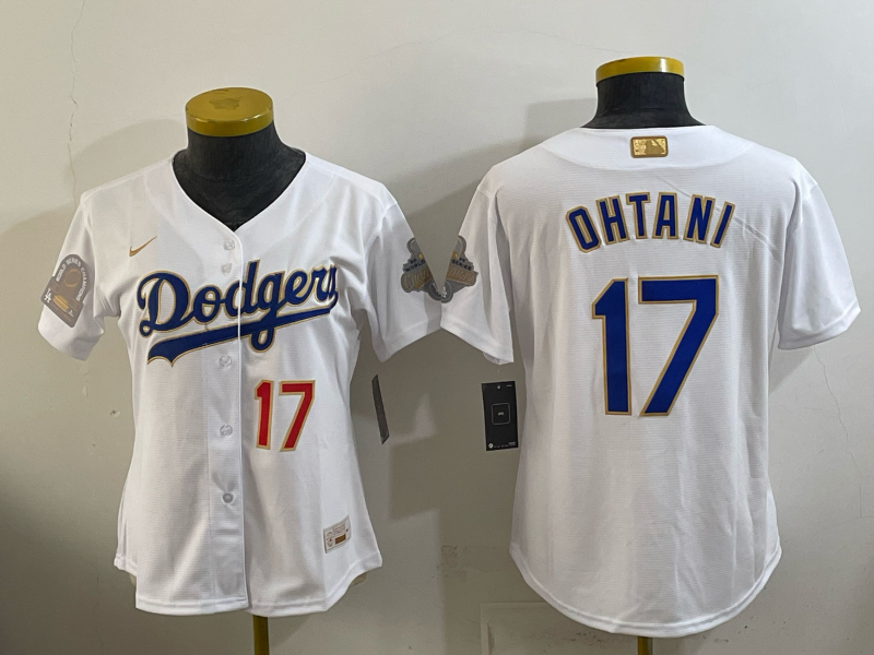 women Los Angeles Dodgers #17 Ohtani white Game 2026 Nike MLB Jersey 4010001